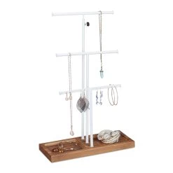 Schmuckständer "Höhenverstellbar" In Weiß - (B)28 X (H)42-61,5 X (T)10,5 Cm 15 Schmuckständer "Höhenverstellbar" In Weiß - (B)28 X (H)42-61,5 X (T)10,5 Cm -Relaxdays relaxdays schmuckstander hohenverstellbar in weiss b 28 x h 42 61 5 x t 10 5 cm 7