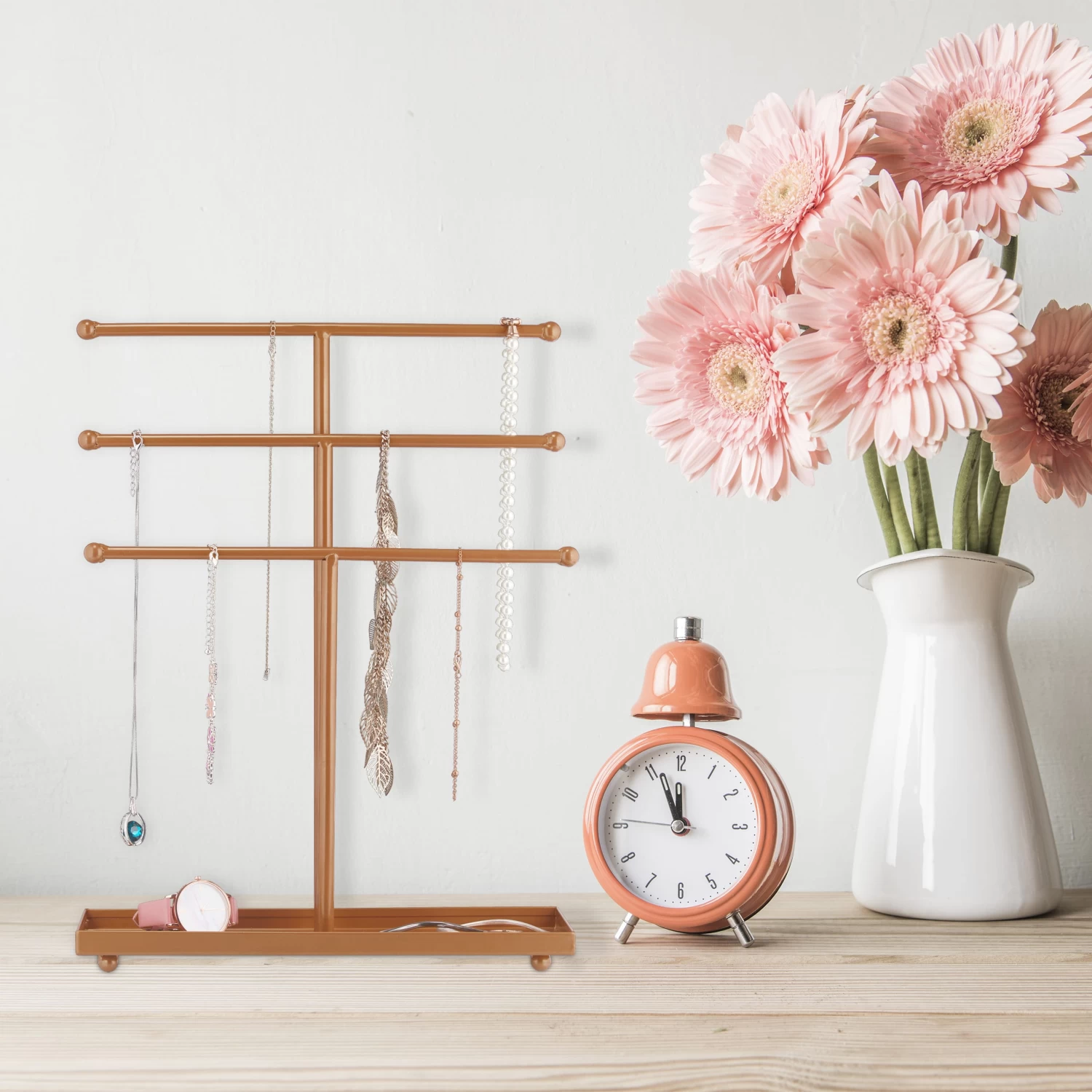 Schmuckständer In Bronze - (B)31 X (H)40 X (T)11 Cm 2 Schmuckständer In Bronze - (B)31 X (H)40 X (T)11 Cm – Bild 2