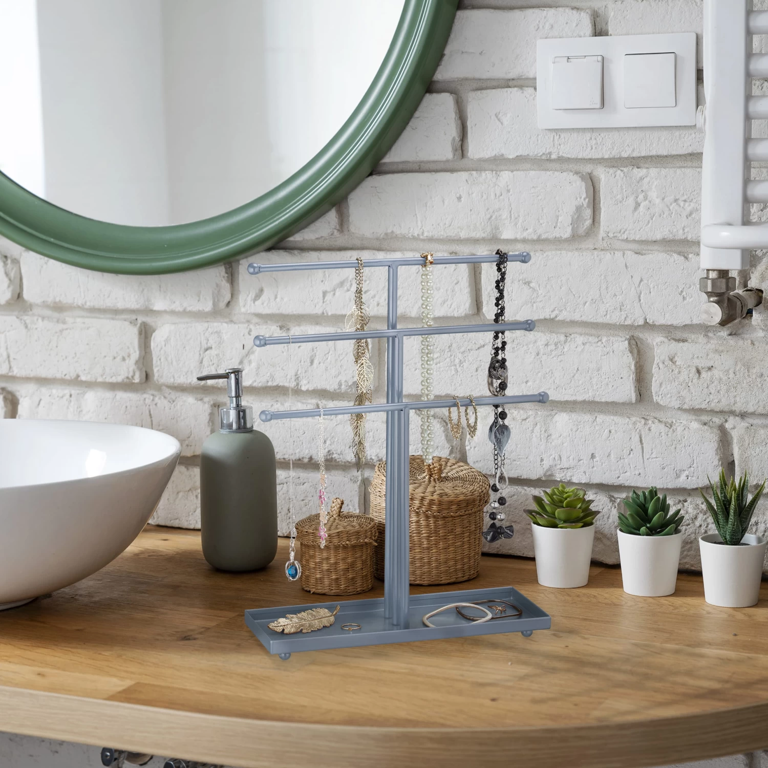 Schmuckständer In Bronze - (B)31 X (H)40 X (T)11 Cm 5 Schmuckständer In Bronze - (B)31 X (H)40 X (T)11 Cm – Bild 5