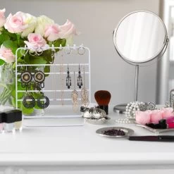 Schmuckständer In Gold - (B)20x (H)21 X (T)10 Cm -Relaxdays relaxdays schmuckstander in gold b 20x h 21 x t 10 cm 4