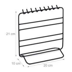 Schmuckständer In Schwarz - (B)20x (H)21 X (T)10 Cm 11 Schmuckständer In Schwarz - (B)20x (H)21 X (T)10 Cm -Relaxdays relaxdays schmuckstander in schwarz b 20x h 21 x t 10 cm 3