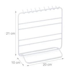 Schmuckständer In Weiß - (B)20x (H)21 X (T)10 Cm 11 Schmuckständer In Weiß - (B)20x (H)21 X (T)10 Cm -Relaxdays relaxdays schmuckstander in weiss b 20x h 21 x t 10 cm 3