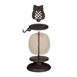 Schnurhalter Eule In Dunkelbraun -Relaxdays relaxdays schnurhalter eule in dunkelbraun 6