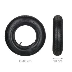 Schubkarrenrad In Schwarz -Relaxdays relaxdays schubkarrenrad in schwarz 3