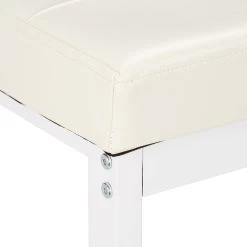 Schuhbank In Weiß - (B)115 X (H)49 X (T)40 Cm -Relaxdays relaxdays schuhbank in weiss b 115 x h 49 x t 40 cm 5