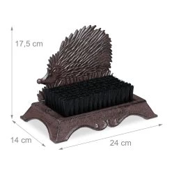 Schuhbürste Igel In Braun -Relaxdays relaxdays schuhburste igel in braun 3