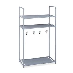 Schuhregal In Grau - (B)60 X (H)101 Cm X (T)30 Cm