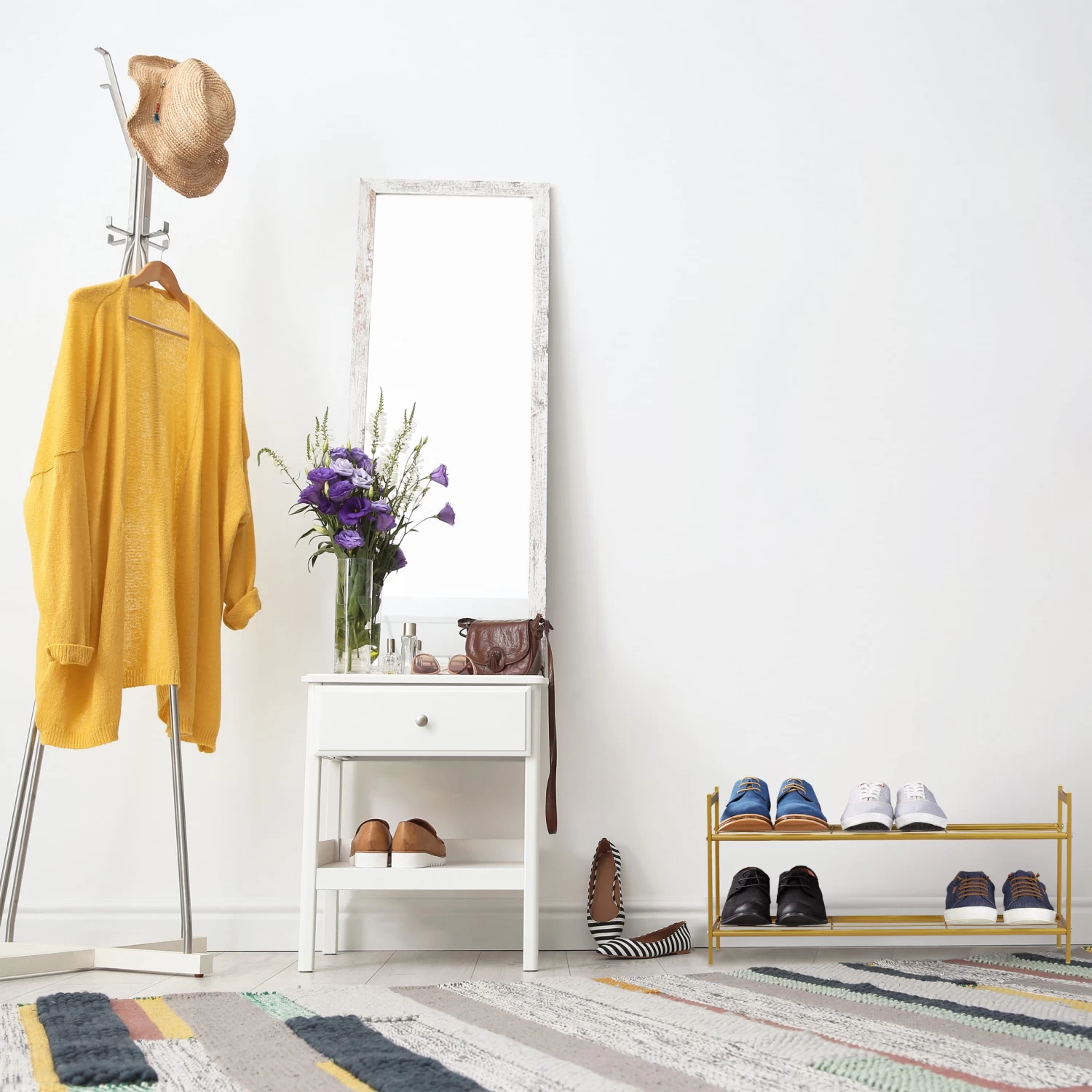 Schuhregal In Honigbraun 2 Schuhregal In Honigbraun – Bild 2