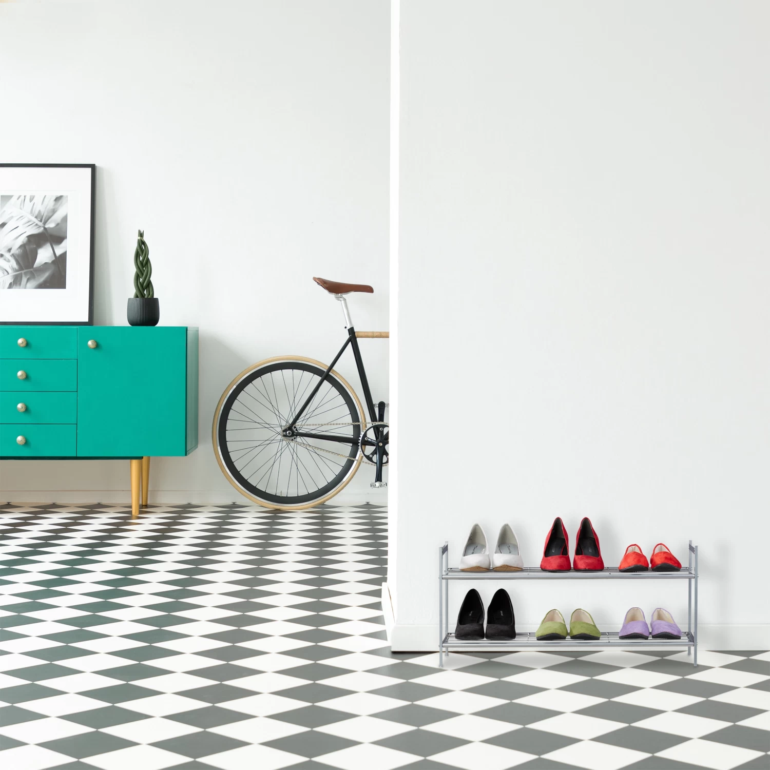 Schuhregal In Honigbraun 3 Schuhregal In Honigbraun – Bild 3