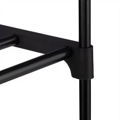 Schuhregal In Schwarz - (B)90,5 X (H)114,5 X (T)30,5 Cm -Relaxdays relaxdays schuhregal in schwarz b 90 5 x h 114 5 x t 30 5 cm 5