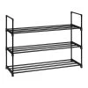 Schuhregal In Schwarz - (B)90,5 X (H)67 X (T)30,5 Cm