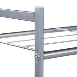 Schuhregal In Silber -Relaxdays relaxdays schuhregal in silber 5