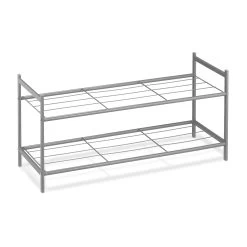 Schuhregal In Silber - (B)70 X (H)33,5 X (T)26 Cm