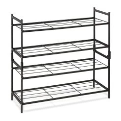 Schuhregal In Silber - (B)70 X (H)33,5 X (T)26 Cm -Relaxdays relaxdays schuhregal in silber b 70 x h 33 5 x t 26 cm 5