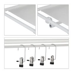 Schuhregal In Weiß - (B)60 X (H)101 Cm X (T)30 Cm -Relaxdays relaxdays schuhregal in weiss b 60 x h 101 cm x t 30 cm 5