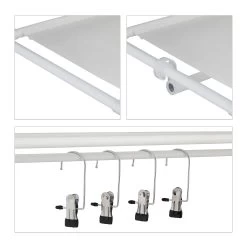 Schuhregal In Weiß - (B)60 X (H)186 X (T)30 Cm -Relaxdays relaxdays schuhregal in weiss b 60 x h 186 x t 30 cm 5