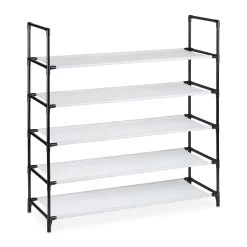 Schuhregal Stecksystem "XL" In Weiß - (B)87,5 X (H)90,5 X (T)30 Cm