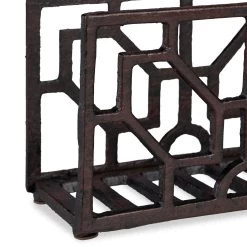 Serviettenhalter 33x33 Servietten In Braun -Relaxdays relaxdays serviettenhalter 33x33 servietten in braun 5