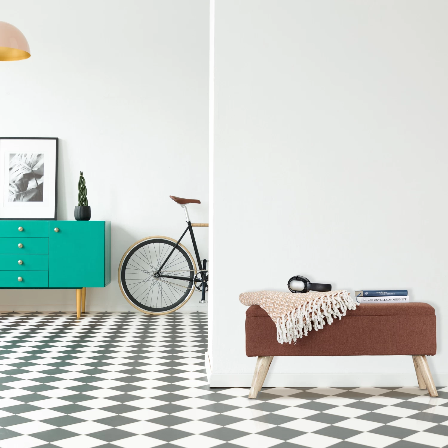 Sitzbank In Weiß - (B)79,5x (H)39,5 X (T)39,5 Cm 5 Sitzbank In Weiß - (B)79,5x (H)39,5 X (T)39,5 Cm – Bild 5