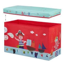 Sitzbox Pirat - 50 L -Relaxdays relaxdays sitzbox pirat 50 l 5