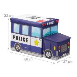 Sitzbox Police -Relaxdays relaxdays sitzbox police 3