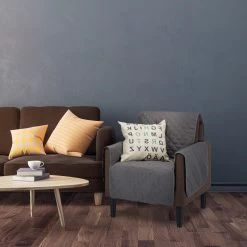 Sofaschoner 2 Sitzer In Grau -Relaxdays relaxdays sofaschoner 2 sitzer in grau 4