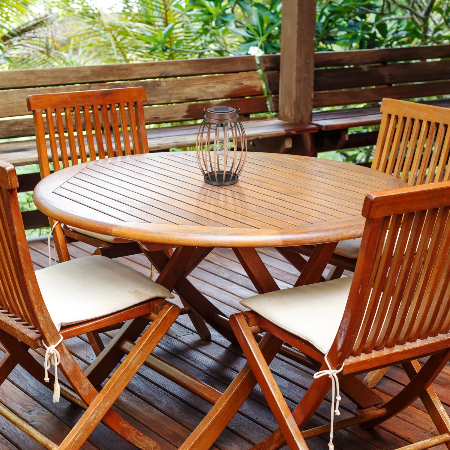 Solarlampe In Braun - (H)25,5 X Ø 18 Cm 2 Solarlampe In Braun - (H)25,5 X Ø 18 Cm – Bild 2