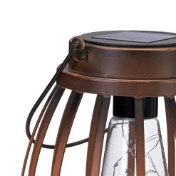 Solarlampe In Braun - (H)25,5 X Ø 18 Cm 14 Solarlampe In Braun - (H)25,5 X Ø 18 Cm -Relaxdays relaxdays solarlampe in braun h 25 5 x o 18 cm 6