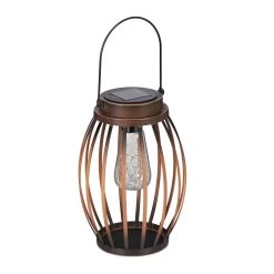 Solarlampe In Braun - (H)25,5 X Ø 18 Cm 15 Solarlampe In Braun - (H)25,5 X Ø 18 Cm -Relaxdays relaxdays solarlampe in braun h 25 5 x o 18 cm 7