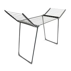 Standtrockner In Schwarz - (B)169 X (H)104 X (T)54,5 Cm