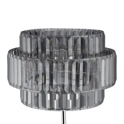 Stehlampe Grau/ Silber - (H)150 X Ø 34 Cm -Relaxdays relaxdays stehlampe grau silber h 150 x o 34 cm 6