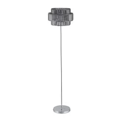 Stehlampe Grau/ Silber - (H)150 X Ø 34 Cm -Relaxdays relaxdays stehlampe grau silber h 150 x o 34 cm 7