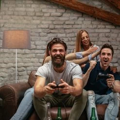 Stehlampe In Gelb - (H)148,5 X Ø40 Cm 10 Stehlampe In Gelb - (H)148,5 X Ø40 Cm -Relaxdays relaxdays stehlampe in gelb h 148 5 x o40 cm 2