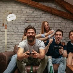 Stehlampe In Gold/Braun - (B)40 X (H)166 X (T)36 Cm 10 Stehlampe In Gold/Braun - (B)40 X (H)166 X (T)36 Cm -Relaxdays relaxdays stehlampe in gold braun b 40 x h 166 x t 36 cm 2