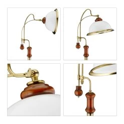 Stehlampe In Gold/Braun - (B)40 X (H)166 X (T)36 Cm 13 Stehlampe In Gold/Braun - (B)40 X (H)166 X (T)36 Cm -Relaxdays relaxdays stehlampe in gold braun b 40 x h 166 x t 36 cm 5