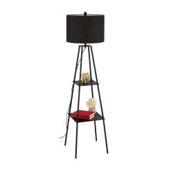 Stehlampe In Schwarz - (H)149 X Ø 40 Cm -Relaxdays relaxdays stehlampe in schwarz h 149 x o 40 cm 7