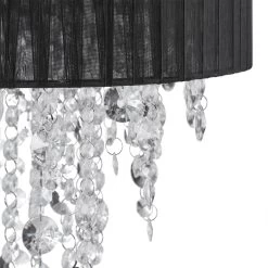 Stehlampe In Schwarz/ Silber - (H)150 X Ø 37,5 Cm -Relaxdays relaxdays stehlampe in schwarz silber h 150 x o 37 5 cm 6