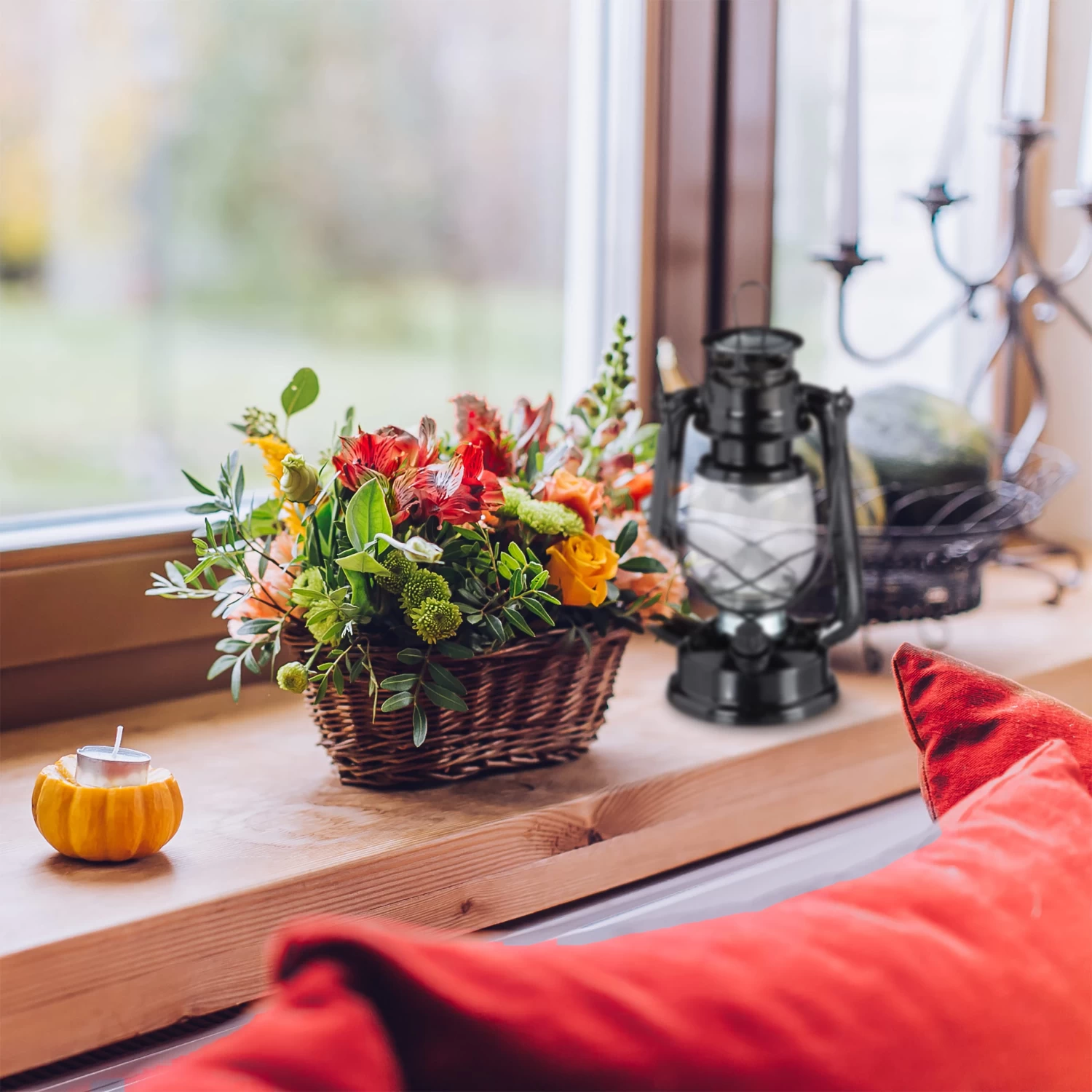 Sturmlaterne LED In Schwarz - (B)15 X (H)24 X (T)11,5 Cm 3 Sturmlaterne LED In Schwarz - (B)15 X (H)24 X (T)11,5 Cm – Bild 3