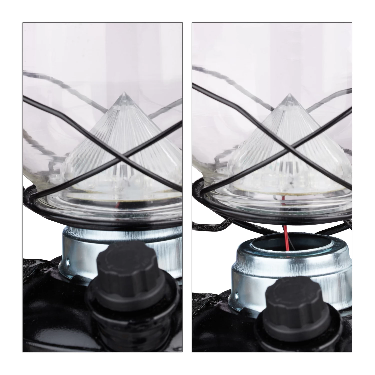 Sturmlaterne LED In Schwarz - (B)15 X (H)24 X (T)11,5 Cm 7 Sturmlaterne LED In Schwarz - (B)15 X (H)24 X (T)11,5 Cm – Bild 7