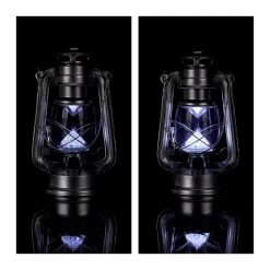 Sturmlaterne LED In Silber - (B)15 X (H)24 X (T)11,5 Cm -Relaxdays relaxdays sturmlaterne led in silber b 15 x h 24 x t 11 5 cm 5