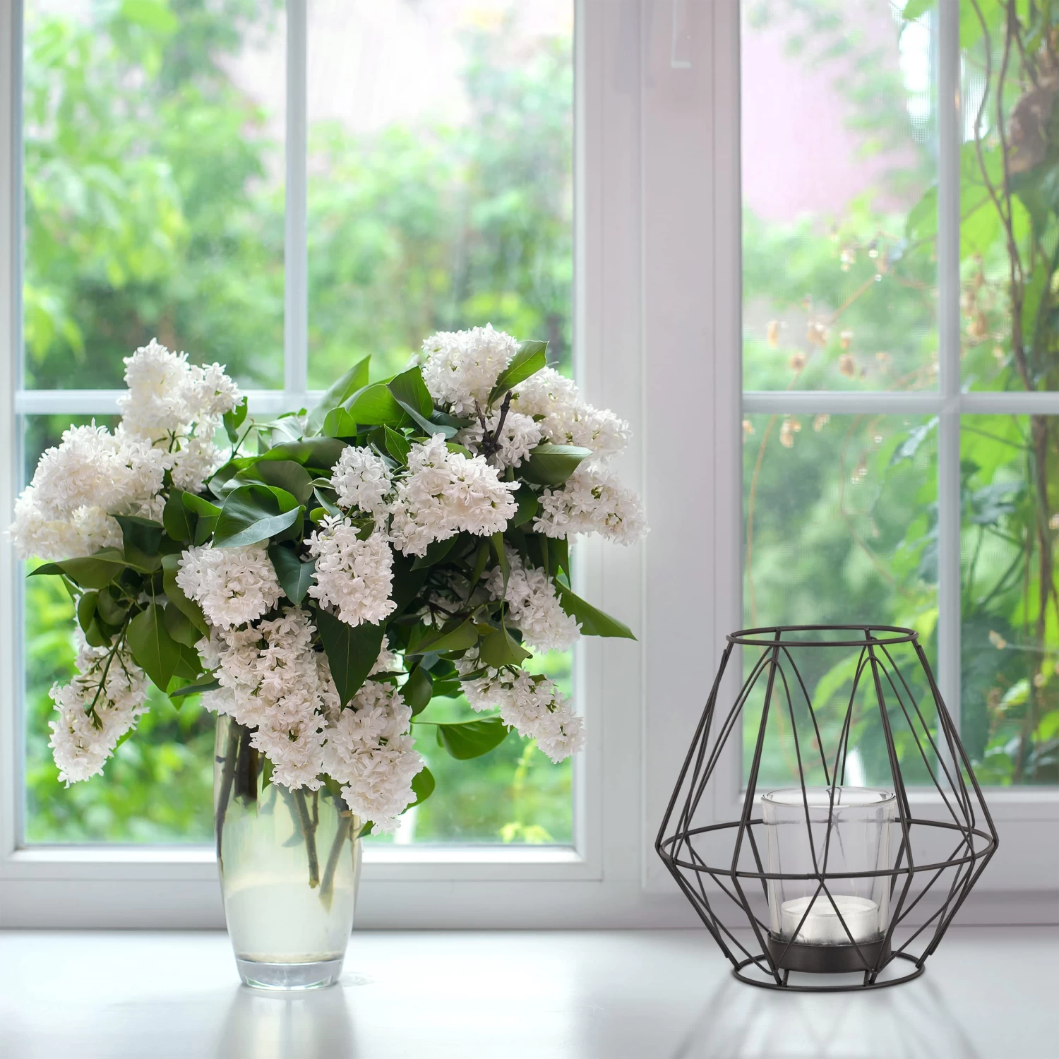 Teelichthalter In Schwarz - (H)14 X Ø 14 Cm 2 Teelichthalter In Schwarz - (H)14 X Ø 14 Cm – Bild 2