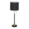 Tischlampe In Schwarz/Gold - (H)69 Cm