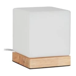 Tischlampe In Weiß - (B)12 X (H)15 X (T)12 Cm