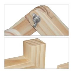 Tischlampe Roboter In Natur - (B)18 X (H)42 X (T)32 Cm -Relaxdays relaxdays tischlampe roboter in natur b 18 x h 42 x t 32 cm 6