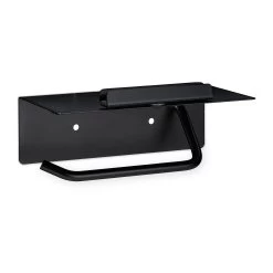 Toilettenpapierhalter In Schwarz - (B)18,5 X (H)7 X (T)10,5 Cm