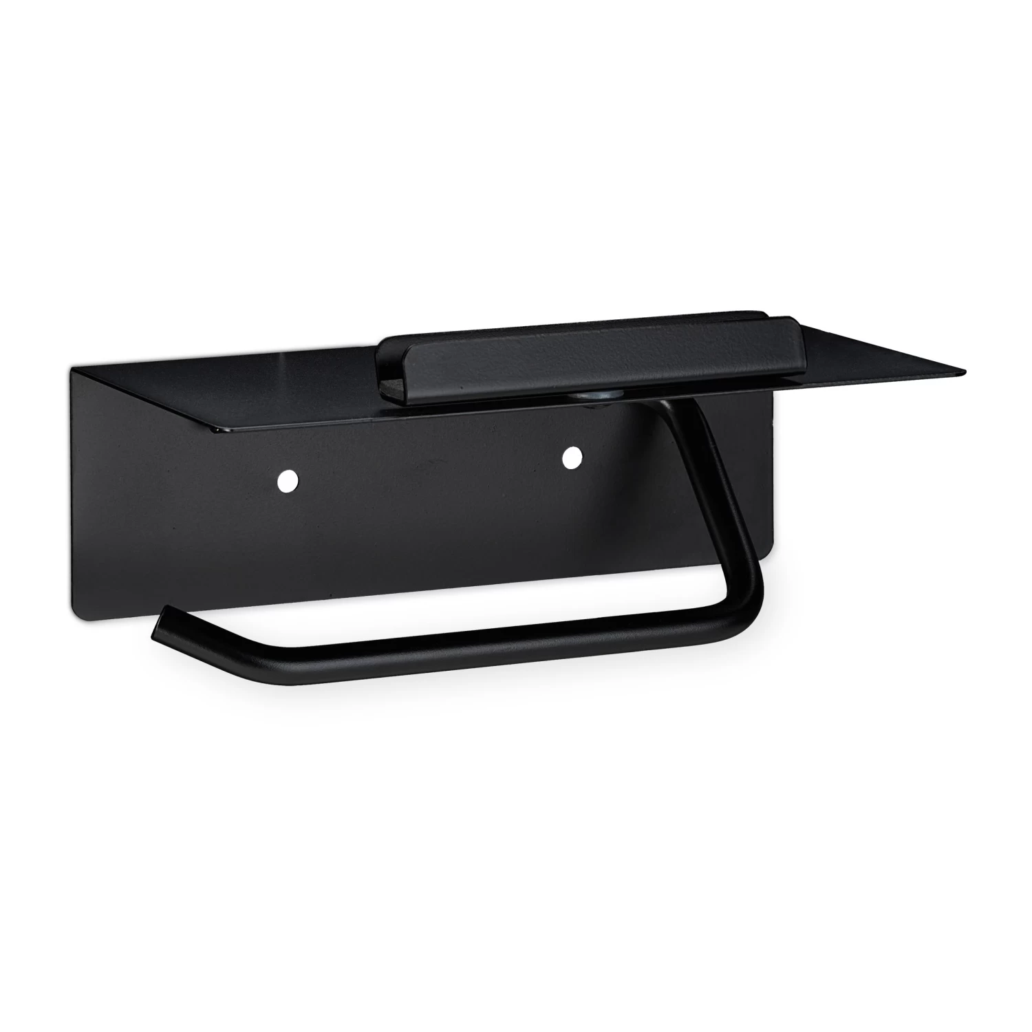 Toilettenpapierhalter In Schwarz - (B)18,5 X (H)7 X (T)10,5 Cm 1 Toilettenpapierhalter In Schwarz - (B)18,5 X (H)7 X (T)10,5 Cm