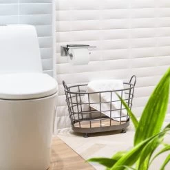 Toilettenpapierhalter In Silber - (B)18,5 X (H)7 X (T)11 Cm 7 Toilettenpapierhalter In Silber - (B)18,5 X (H)7 X (T)11 Cm -Relaxdays relaxdays toilettenpapierhalter in silber b 18 5 x h 7 x t 11 cm 1