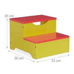 Tritthocker In Gelb/ Rot - (B)33 X (H)25 X (T)36 Cm 11 Tritthocker In Gelb/ Rot - (B)33 X (H)25 X (T)36 Cm -Relaxdays relaxdays tritthocker in gelb rot b 33 x h 25 x t 36 cm 3