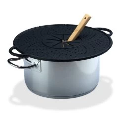 Überkochschutz In Schwarz - Ø 30 Cm