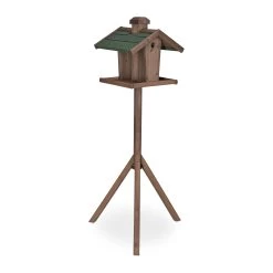 Vogelfutterhaus In Braun/ Grün - (B)68 X (H)137 X (T)55 Cm